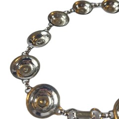 VTG Marino Silver Tone Concho Necklace Bracelet Earring Set Southwestern Style