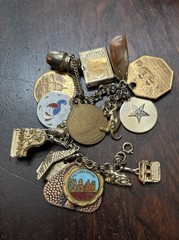 Vintage Charm Bracelet + Souvenir & Other Charms