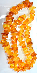 38gr RUSSIAN SOVIET BALTIC AMBER BEAD NECKLACE 琥珀 BRACELET STONE PENDANT EARRING