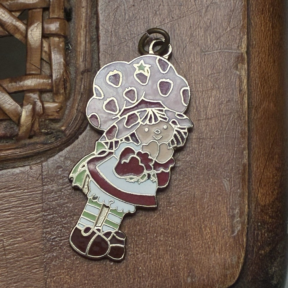 Vintage 80s Strawberry Shortcake Pendant Charm