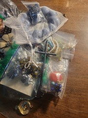 Vtg Lot Of Costume Jewelry & Misc For Parts Repair Crafts Some Wearable 4 Lbs