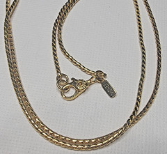 VTG 1970s MONET Gold-Tone CHARM Holder Necklace Texas Ram Piano Birthday Shoes