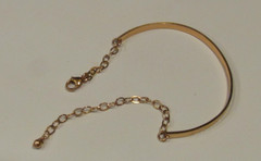 VTG Childs 14K 1/20 GF bracelet “The best thing to hold onto is each other”5.75”
