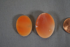 Lot of 2 Antique Cameo of Beautiful Girl Lady