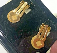 Vintage Whimsical JEFF LIEB Dangling Masks Comedy Tragedy Earrings