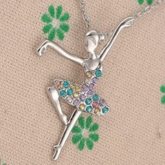 Ballerina Necklace For Women Little Teens Young Lady 13-19 First Dance Recital
