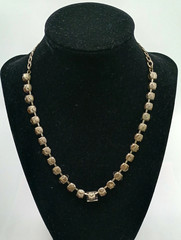 Vintage Mariana Swarovski Crystal Necklace Pink Green Silver Tone Israel