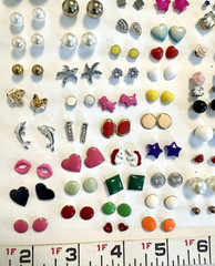 140 Pair Vintage to Mod Wearable Pairs of EARRINGS Various Styles