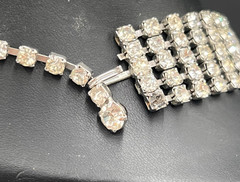 Vintage Rhinestone Necklace Lot, Bib & Statement, Signedf Kramer, Selro