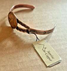 Vintage All Copper Bracelet – with a 1981 Penny Bracelet