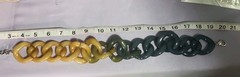 Pono By Joan Goodman Resin Chain Link Necklace MADE IN ITALY