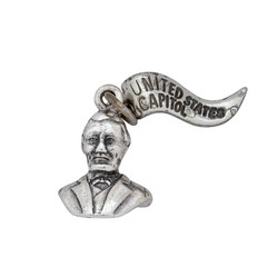Estate Sterling Silver 925 Abraham Lincoln United States Capitol Charm