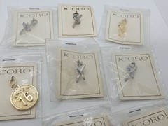 Vintage Lot NOS New Unused CORO Necklace Jewelry Pendants w/Original Packaging