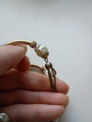 1950s Miriam Haskell Attributed Wrap Bracelet -HAS ISSUES, READ DESCRIPTION