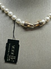 Vintage Swarovski Jeweler’s Collection Stunning Pearl & Crystal Drop Necklace