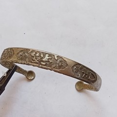 AMAZING RARE ANCIENT TRIBAL SILVER BRACELET – AUTHENTIC VINTAGE ANTIQUE JEWELRY