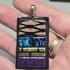 Glass Pendants Earrings Lot Fused Art Re-seller Keep Some Give Some Sell Some