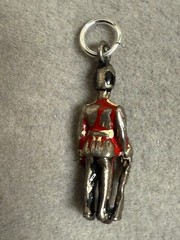 Vintage British Queen’s Guard Multicolor Enamel Collectible Charm Pendant 2763
