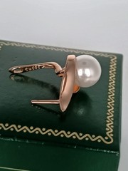 Vintage 1990-s 14 Ct Rolled Gold Pearls Earrings – Hallmarked 585 RG