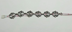 Vintage Danecraft Sterling Silver Acorn Oak Leaf Bracelet Matching Earrings Set