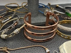 VTG – Modern Boho Ethnic Mixed Metals Jewelry Lot Bracelet Bangle Cuff