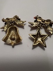 Vintage Lot of 11 Christmas Trees/Other Brooches Pins Some Signed