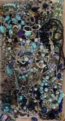 Unsearched Vintage To Modern New Junk Resell Crafts Jewelry Lot 3 Lbs