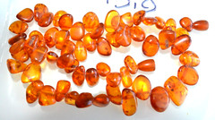 ✅56cm = 44gr RUSSIAN SOVIET BALTIC AMBER BEAD NECKLACE 琥珀 BRACELET STONE PENDANT