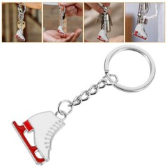Zinc Alloy Key Chain Wear-resistant Alloy Roller Skate Decorative Bag Pendants