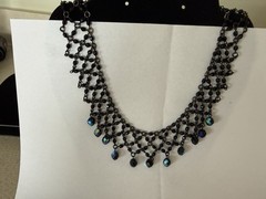 Victorian Reproduction Faux Jet Necklace