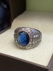 Vintage Sterling United States Air Force Military World War II WWII Ring