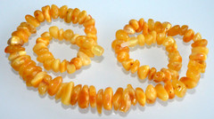 33gr RUSSIAN SOVIET BALTIC AMBER BEAD NECKLACE 琥珀 BRACELET STONE PENDANT EARRING