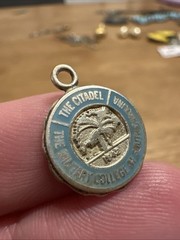 The Citadel Military College South Carolina Charm Sterling Silver