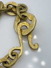 Karl Lagerfeld Paris Vintage Gold Plated Link Chain Bracelet