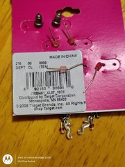 Xhilaration 3 Pair VTG Earring Set Faux Turquoise Seahorse Nickel Free NOS Y2K