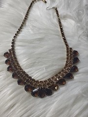 Vintage Unsigned Rhinestone Necklace