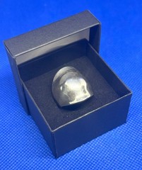 Y70 Turtle Shield Modernist 10.84g 1970 Vintage 925 Sterling Silver Ring Size 7