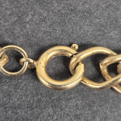 Art Deco Acrylic Resin Couple Courting Raised Relief Pendant Chunky Chain