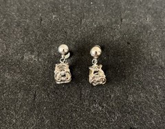 Vintage Screw on Metal Cuff Earrings