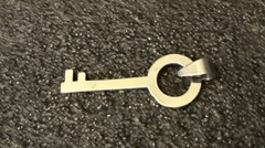 New! 40mm Stainless Steel Skeleton Key with Bail. US Seller