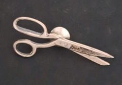 Vintage Sterling Silver Scissors Lapel Pin – West Germany