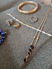 Lot of vintage jewelry, 10 k wg, 925, Victorian gold fill, 8 various pieces