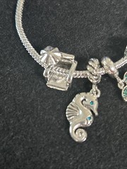 Rare Viamar Rhodium Bracelet For The Love Of Travel