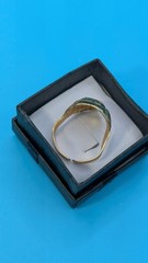 Vintage Hong Kong Adjustable Metallic Toy Monkey Ring