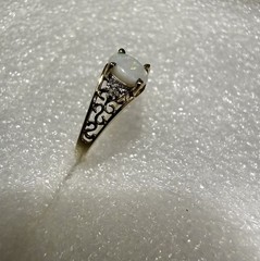 Vintage T&C 10k Gold Opal Ring Size 6.75