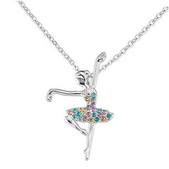 Ballerina Necklace For Women Little Teens Young Lady 13-19 First Dance Recital
