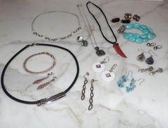 Vintage Sterling Silver Scrap or Not Jewelry Lot 138 grams necklace bracelet +++