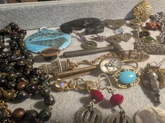 43 Vintage Unusual Wearable Collectible Craftable Jewelry & Nice Items Lot! 925