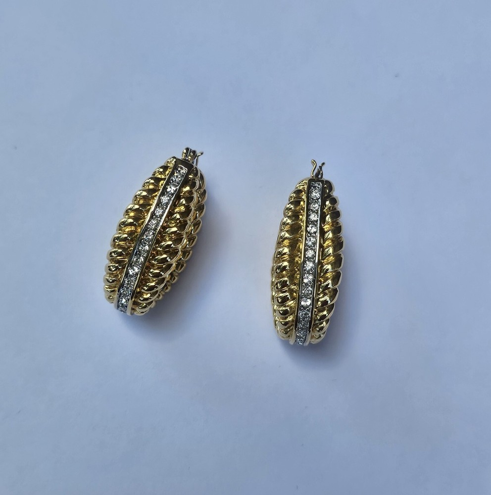Nolan Miller Any Occasion Hoop Earrings Signed