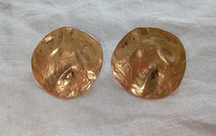 Vintage Yves Saint Laurent Rive Gauche Clip-On Earrings from the 1970s